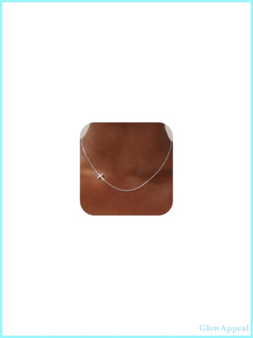 925 Sterling Silver Cross Necklace Women Pendant